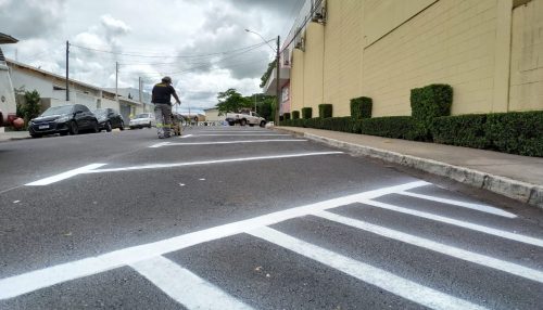 DEMTRAN promove alterações na Rua Syrlene Rodrigues de Castro