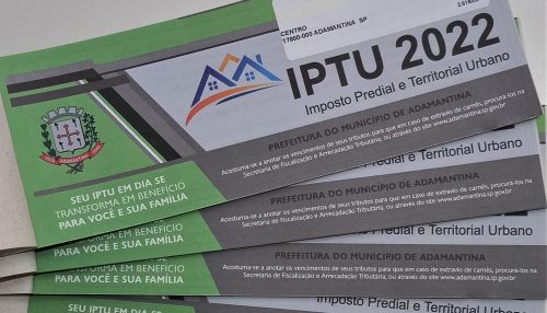 Prefeitura de Adamantina inicia distribuição dos carnês para pagamento do IPTU