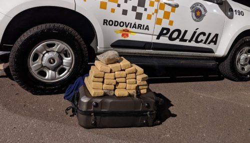 Passageiro de ônibus acaba preso após ser flagrado pela polícia com 17kg de maconha