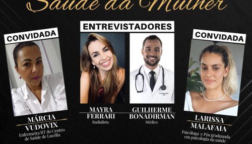 Nesta quarta, SAÚDE DA MULHER no Glamour 2.022