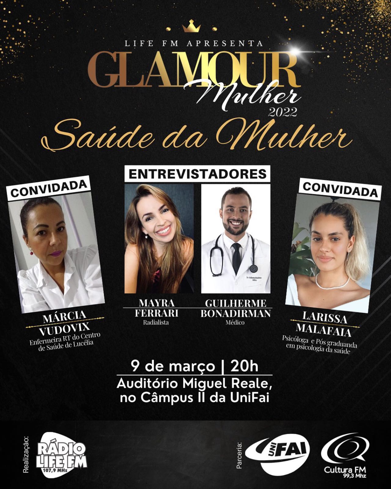Nesta quarta, SAÚDE DA MULHER no Glamour 2.022