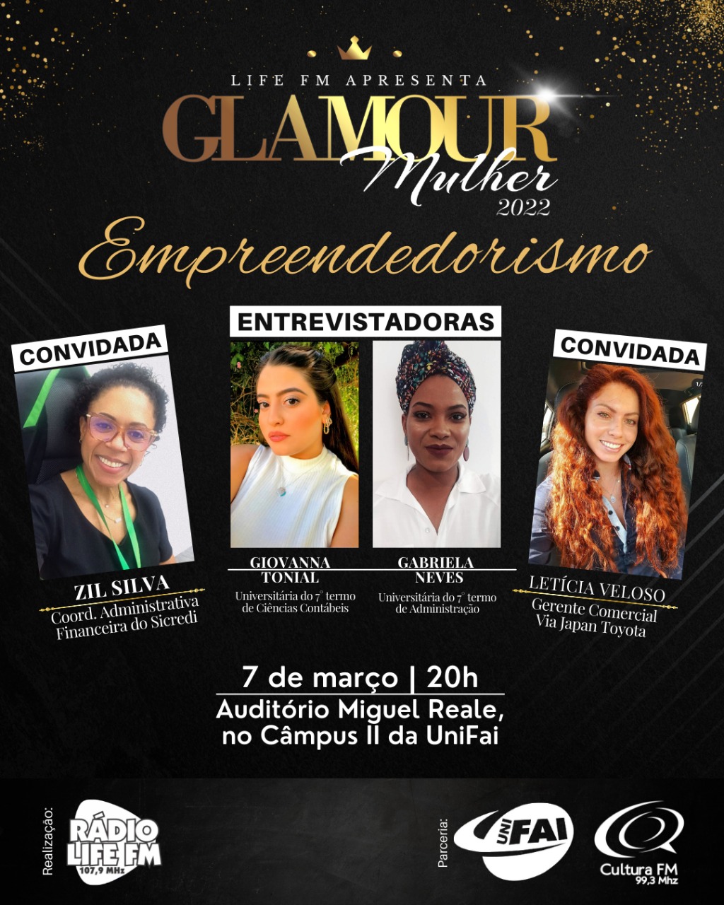 Hoje, 7 de março, tem Glamour 2022 no Campus II da UniFAI