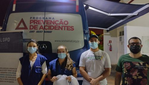 SEST SENAT orienta universitários  da UNiFAI sobre Prevenção de Acidentes no transito