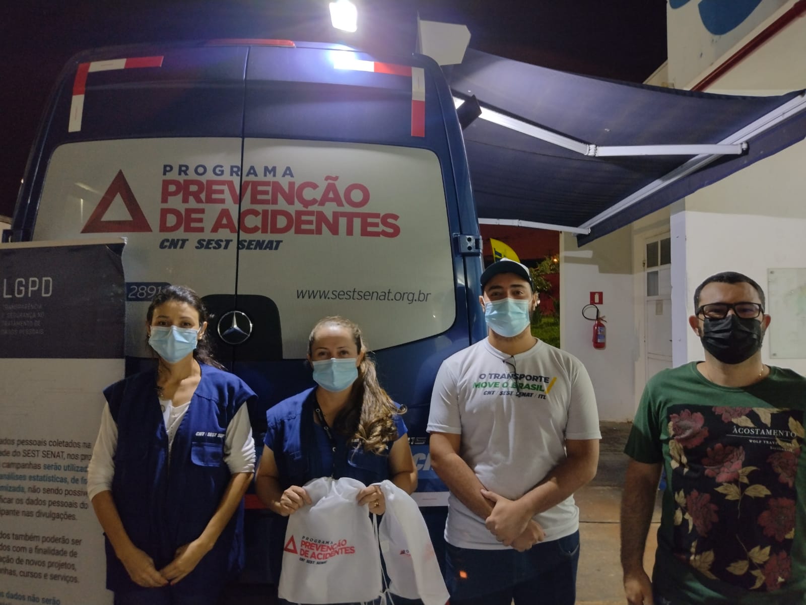 SEST SENAT orienta universitários  da UNiFAI sobre Prevenção de Acidentes no transito