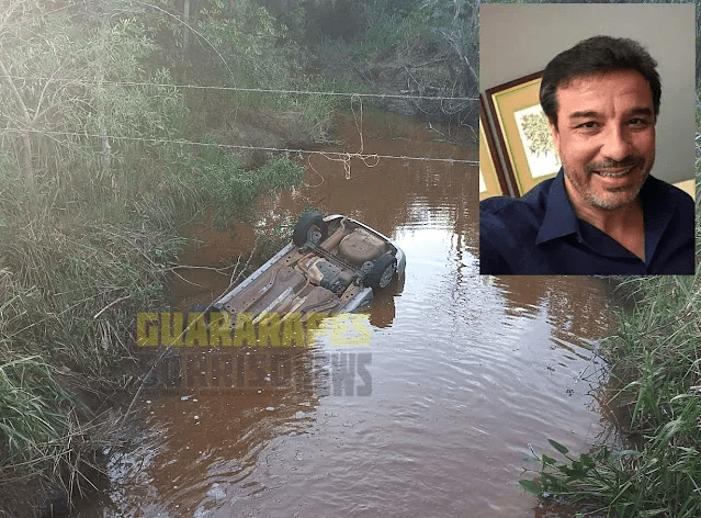 Delegado é encontrado morto dentro de viatura capotada em rio