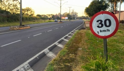 Trânsito de Adamantina deverá ter nove lombadas eletrônicas para fiscalizar excesso de velocidade