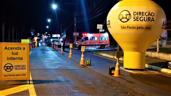 Adamantina recebe Operação Direção Segura com fiscalização das polícias Militar, Civil e Detran.SP