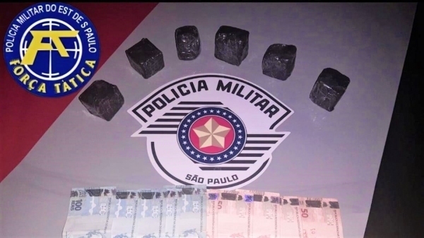 Polícia Militar prende homem por tráfico de drogas em Mariápolis; suspeito tentou fugir da abordagem