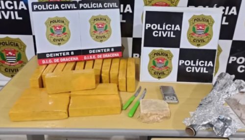 Homem é preso por tráfico após apreensão de quase dez quilos de drogas em residência