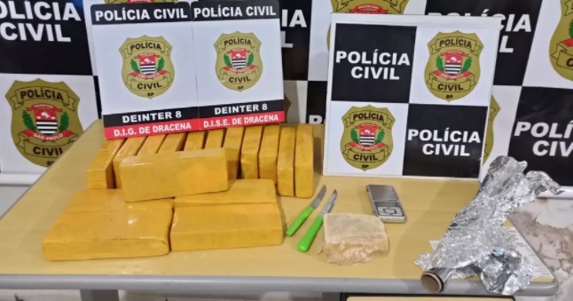 Homem é preso por tráfico após apreensão de quase dez quilos de drogas em residência