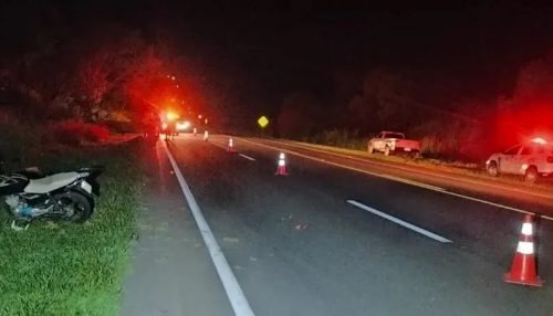 Idoso morre após ser atropelado por motocicleta na Rodovia Homero Severo Lins