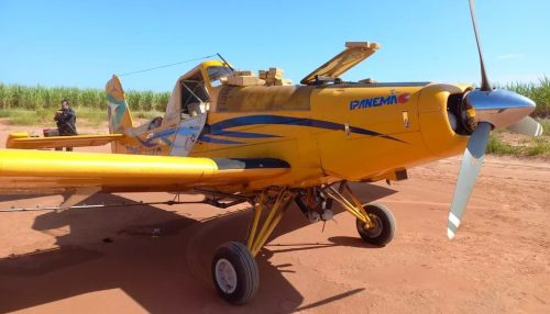 Carga de crack avaliada em mais de R$ 20 milhões é apreendida dentro de avião em Teodoro Sampaio