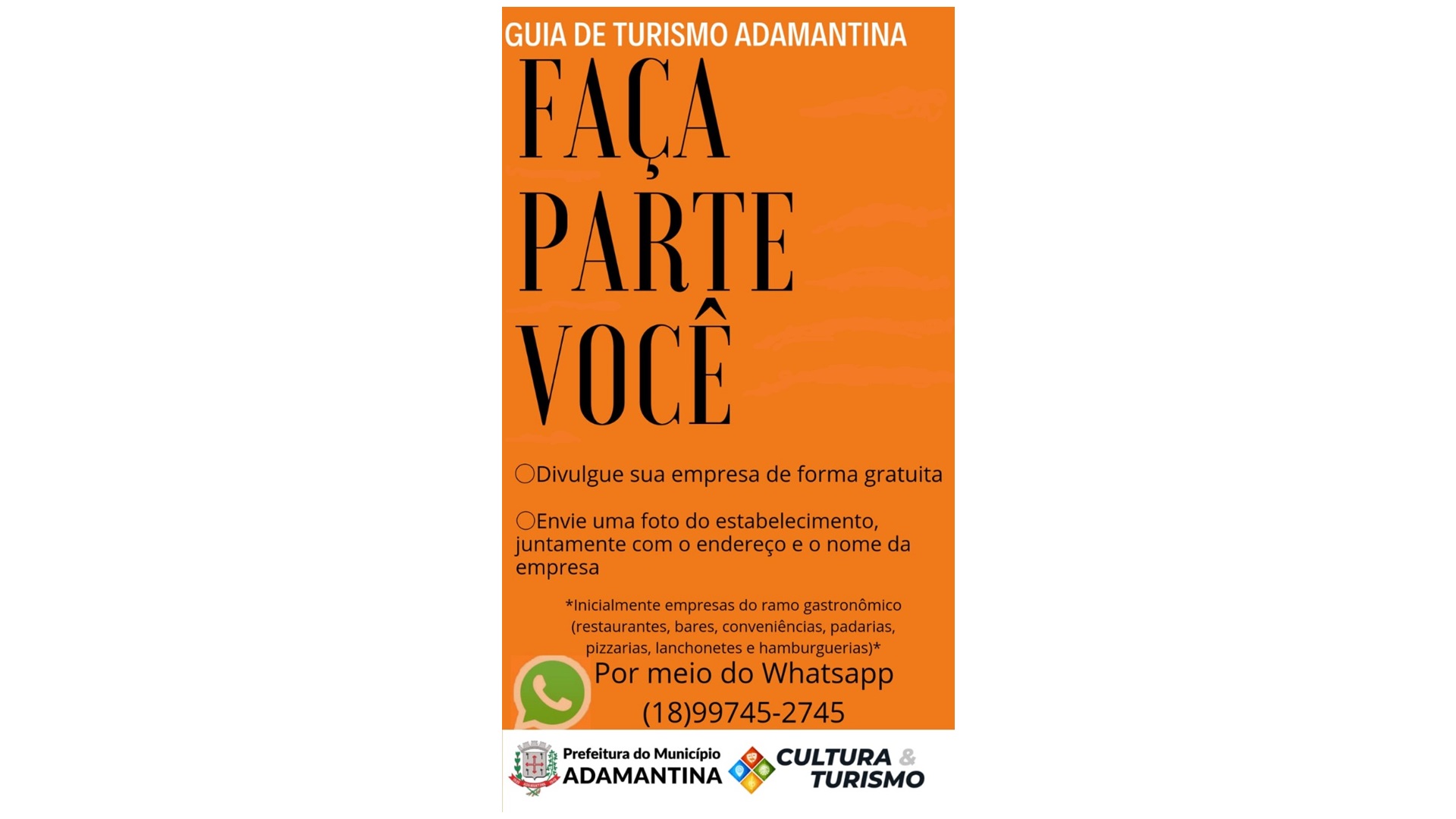 Prefeitura de Adamantina lança Guia de Turismo