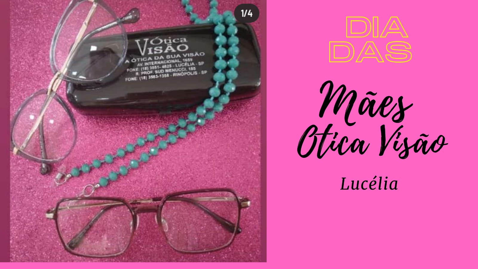 Escolha óculos e acessórios com designer diferenciado na Ótica Visão