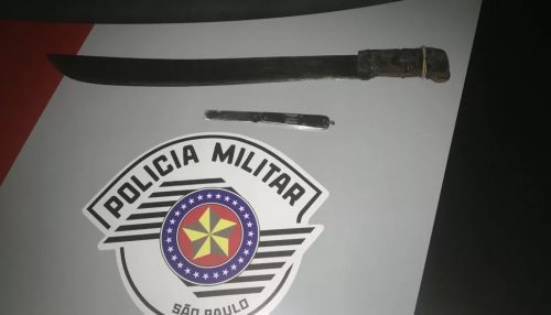 Com facão e canivete, idoso de 92 anos ameaça vizinha em Osvaldo Cruz