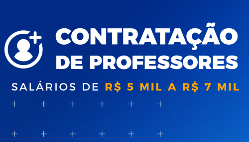 Rede estadual tem 2,9 mil vagas abertas para professores, com salários mensais entre R$ 7 mil e R$ 5 mil, para 40 horas semanais