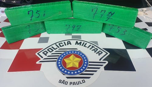 Mulher é presa em Adamantina com cinco tijolos de maconha