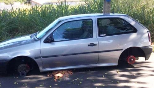 Rapaz de Flórida Paulista tem carro depenado após furto em Osvaldo Cruz