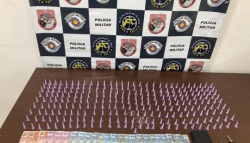 Morador de Parapuã é preso em Tupã com 262 pinos de cocaína