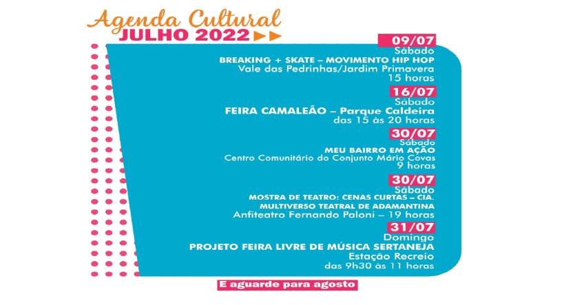Feira Camaleão acontece sábado(16) no Parque Caldeira