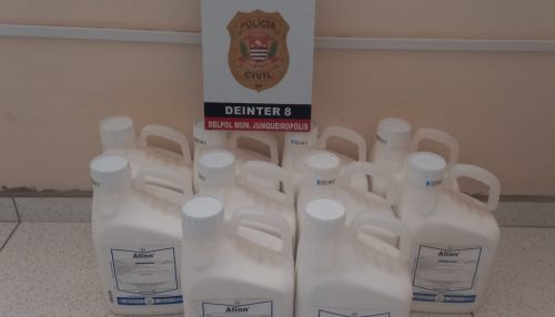 Polícia Civil de Junqueirópolis recupera Herbicidas