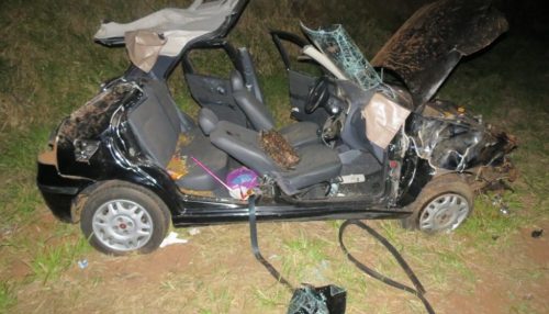 Acidente deixa duas pessoas feridas na Vicinal Osvaldo Cruz a Salmourão