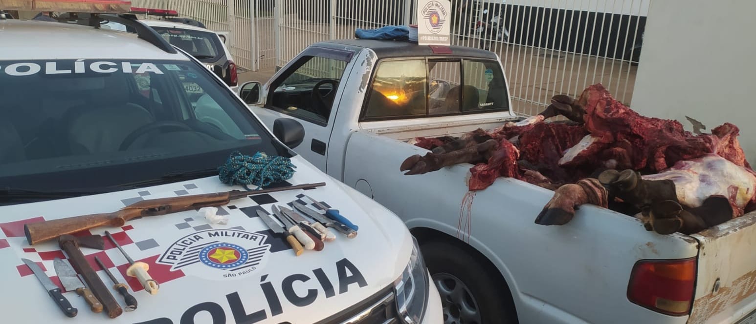 Quadrilha é presa em Osvaldo Cruz, após furto de gado na cidade de Tupã