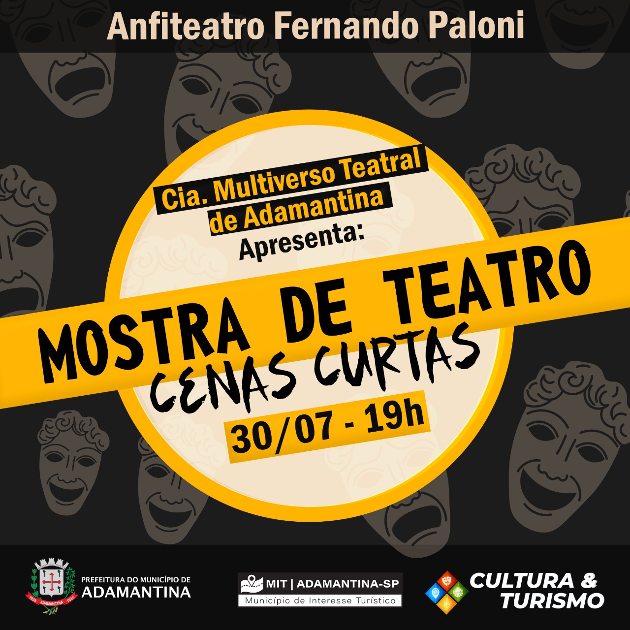 Secretaria de Cultura de Adamantina promove atividades culturais no final de semana