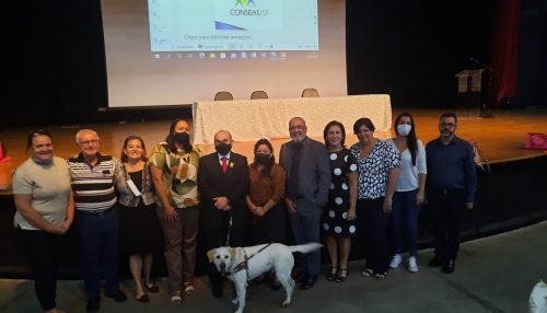 Técnicos da Secretaria de Assistência Social de Adamantina e membros do CMAS participam de encontro do CONSEAS/SP