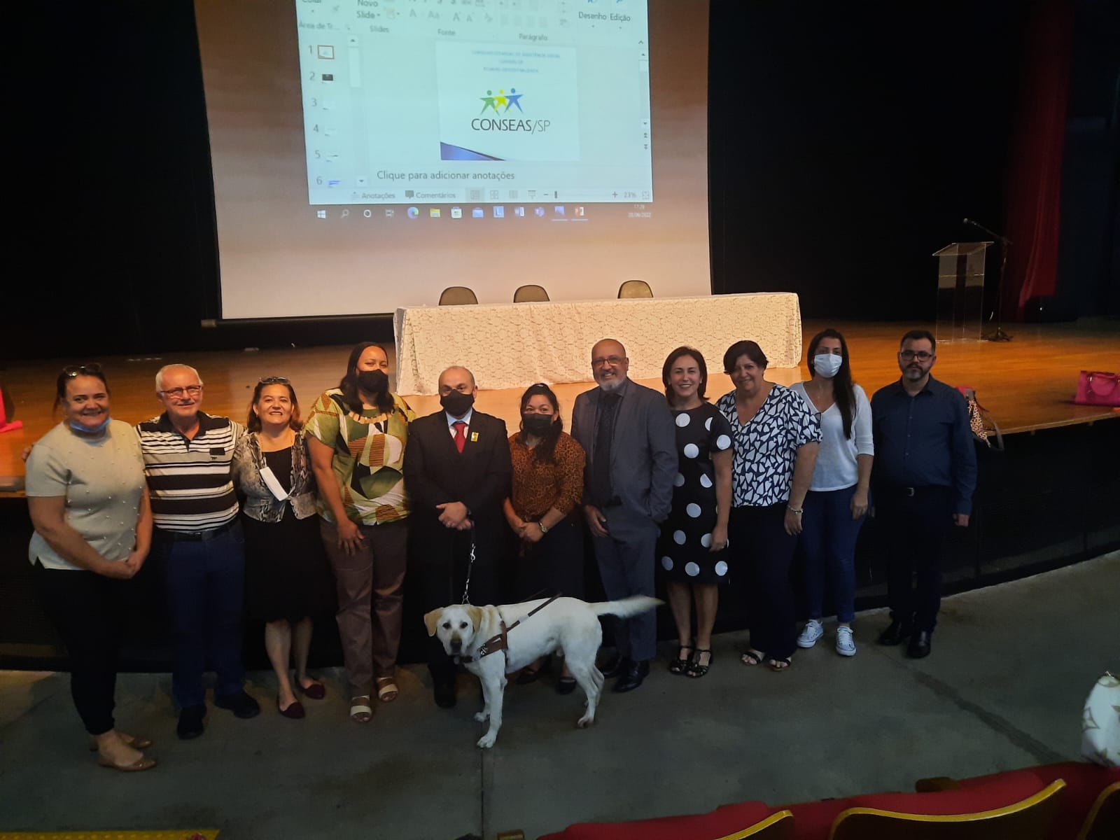 Técnicos da Secretaria de Assistência Social de Adamantina e membros do CMAS participam de encontro do CONSEAS/SP