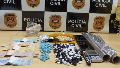Em Lucélia, Polícia Civil prende casal por tráfico de drogas e apreende grande quantidade de crack