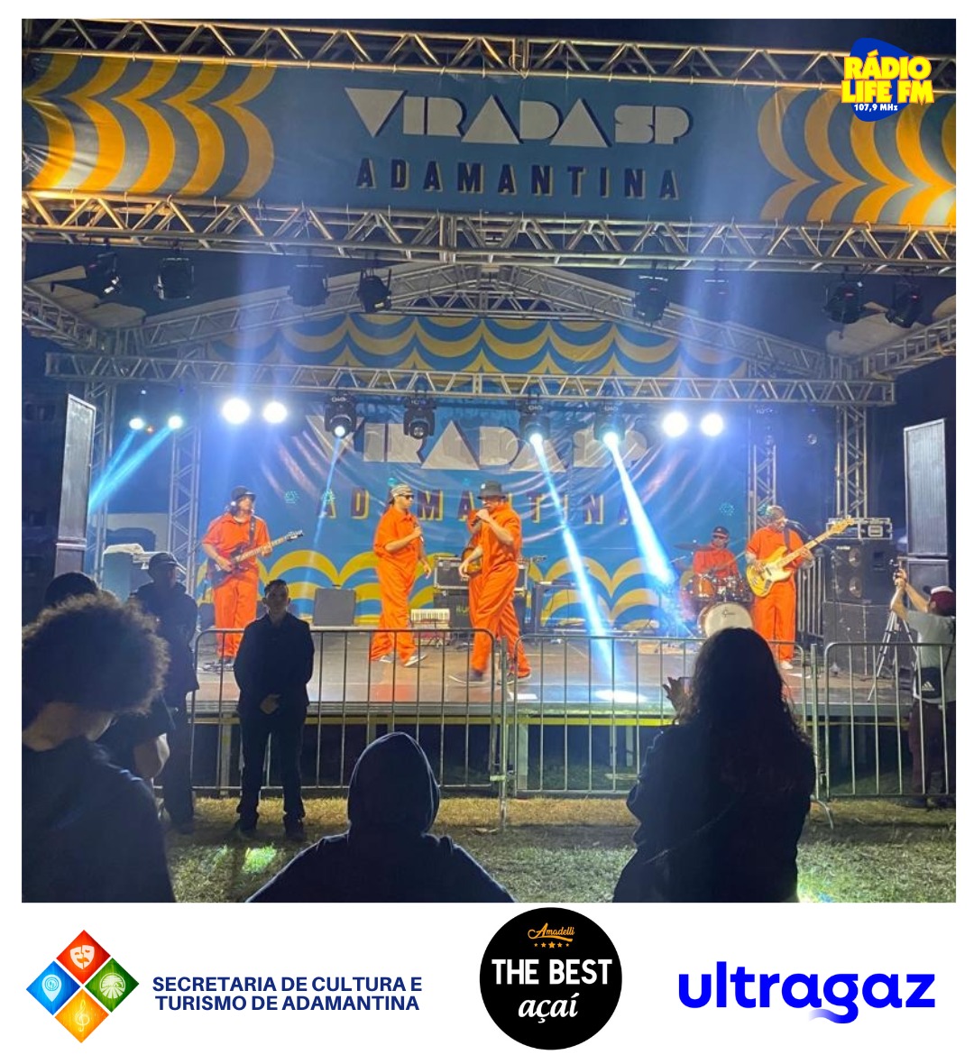 A cobertura da Virada SP Adamantina pela Life FM