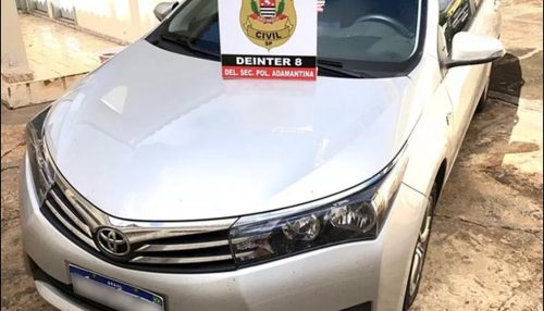 Polícia Civil apreende carro, avaliado em mais de R$ 80 mil, envolvido em golpe de financiamento bancário que vitimou idoso