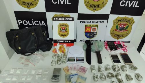 'Vovó do tráfico' é presa em flagrante por guardar drogas em casa e usar faca para ameaçar policiais em Presidente Prudente