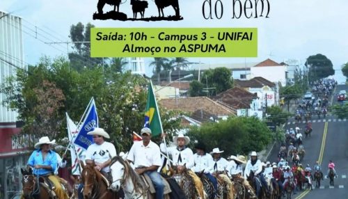 Cavalgada do Bem acontece domingo (28)