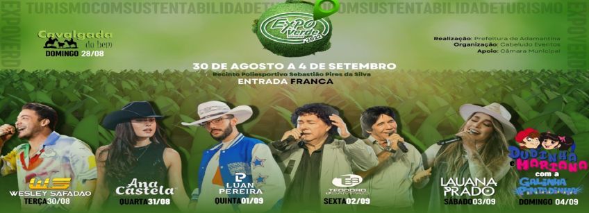 30ª edição da ExpoVerde 2022 começa na terça-feira (30)