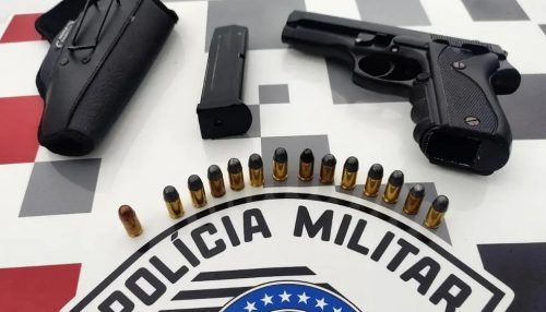 Dono de estabelecimento comercial é preso por posse ilegal de arma de fogo, em Osvaldo Cruz