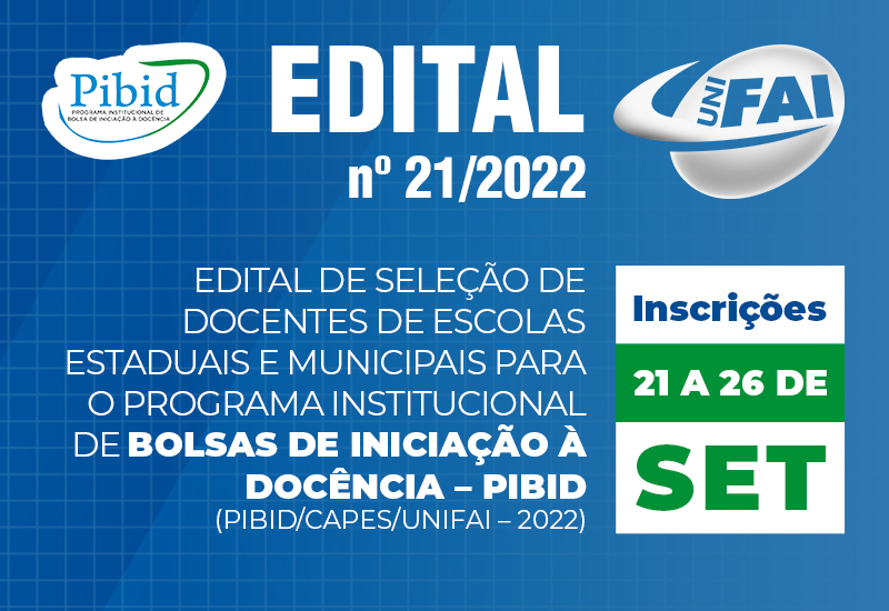 UniFAI abre inscrições a professores da rede pública para o Programa de Bolsas de Iniciação à Docência