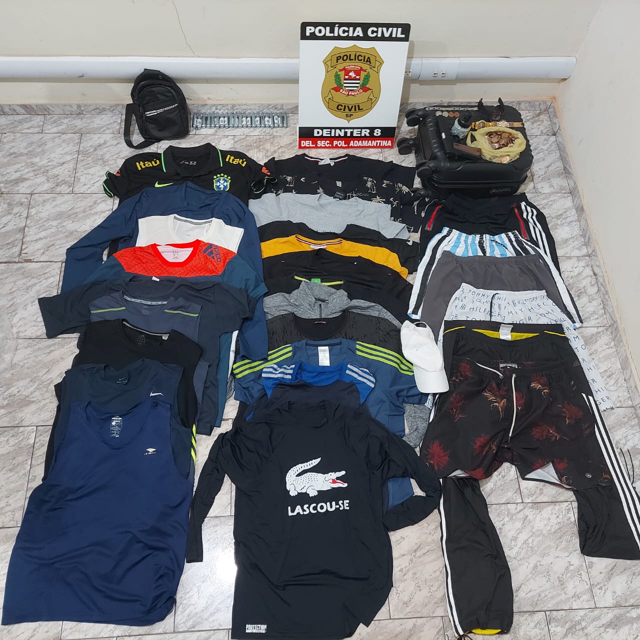 Polícia Cível de Adamantina esclarece furto a residência e recupera objetos furtados