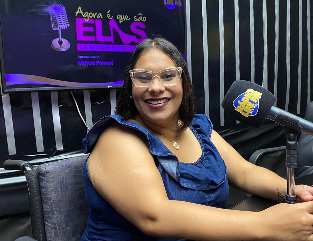 Natasha Dias dos Santos falou sobre a luta da pessoa com deficiência no 'Agora é Que São Elas' da última quinta-feira (22)