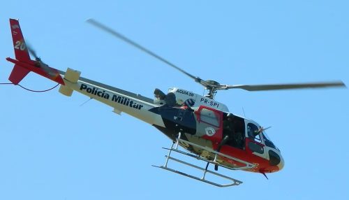 Em moto, dupla tenta fugir de viaturas e helicóptero Águia é acionado em Adamantina