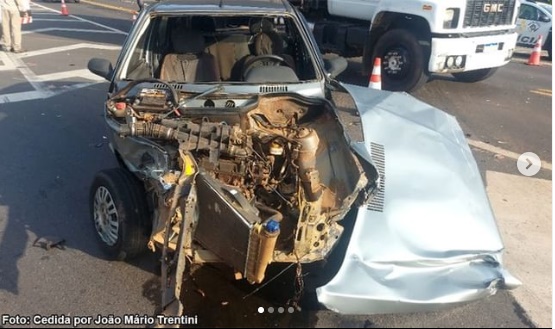 Motorista sofre ferimentos em acidente na SP-294 em Tupã