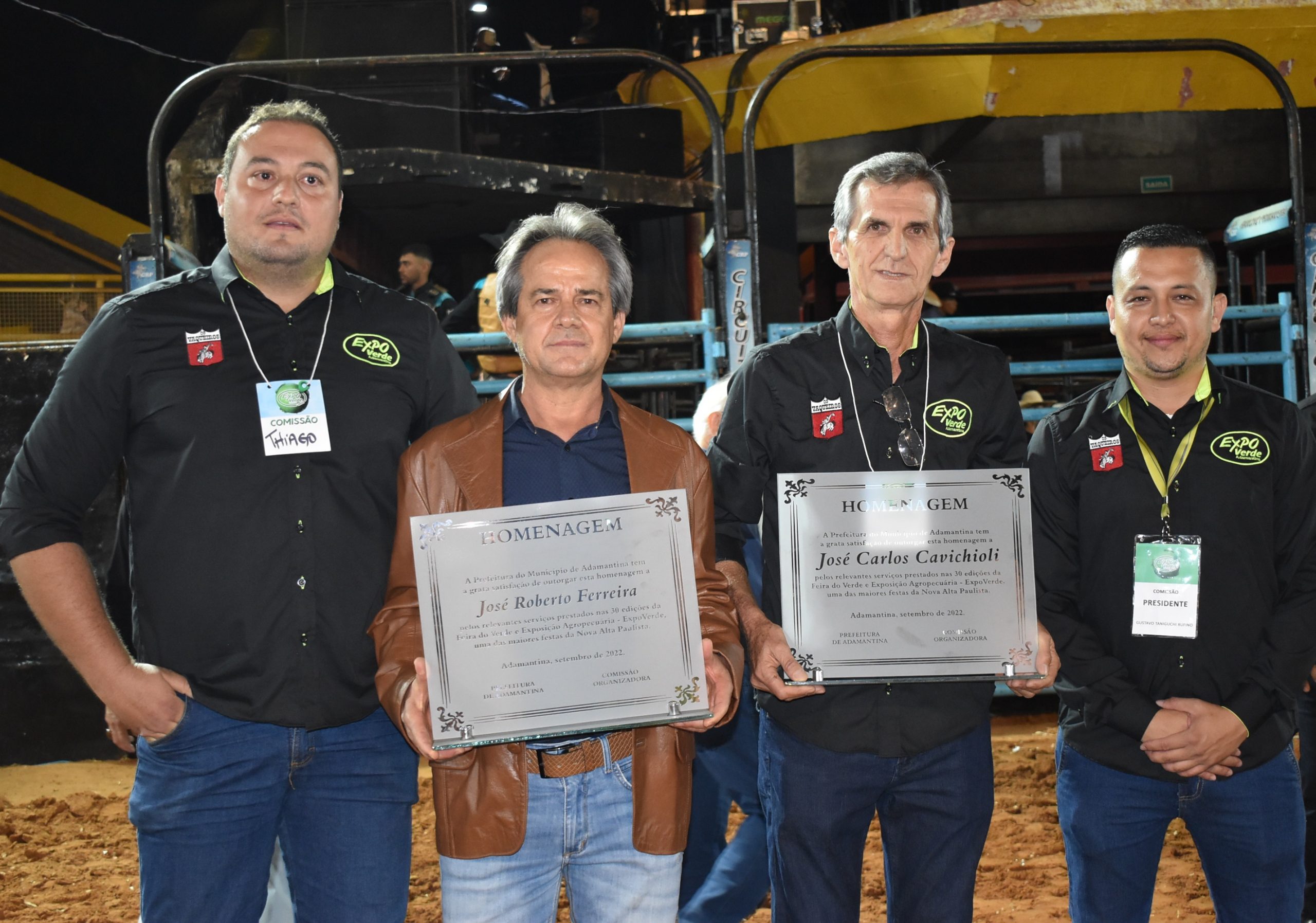 Comissão Organizadora homenageia idealizadores da ExpoVerde