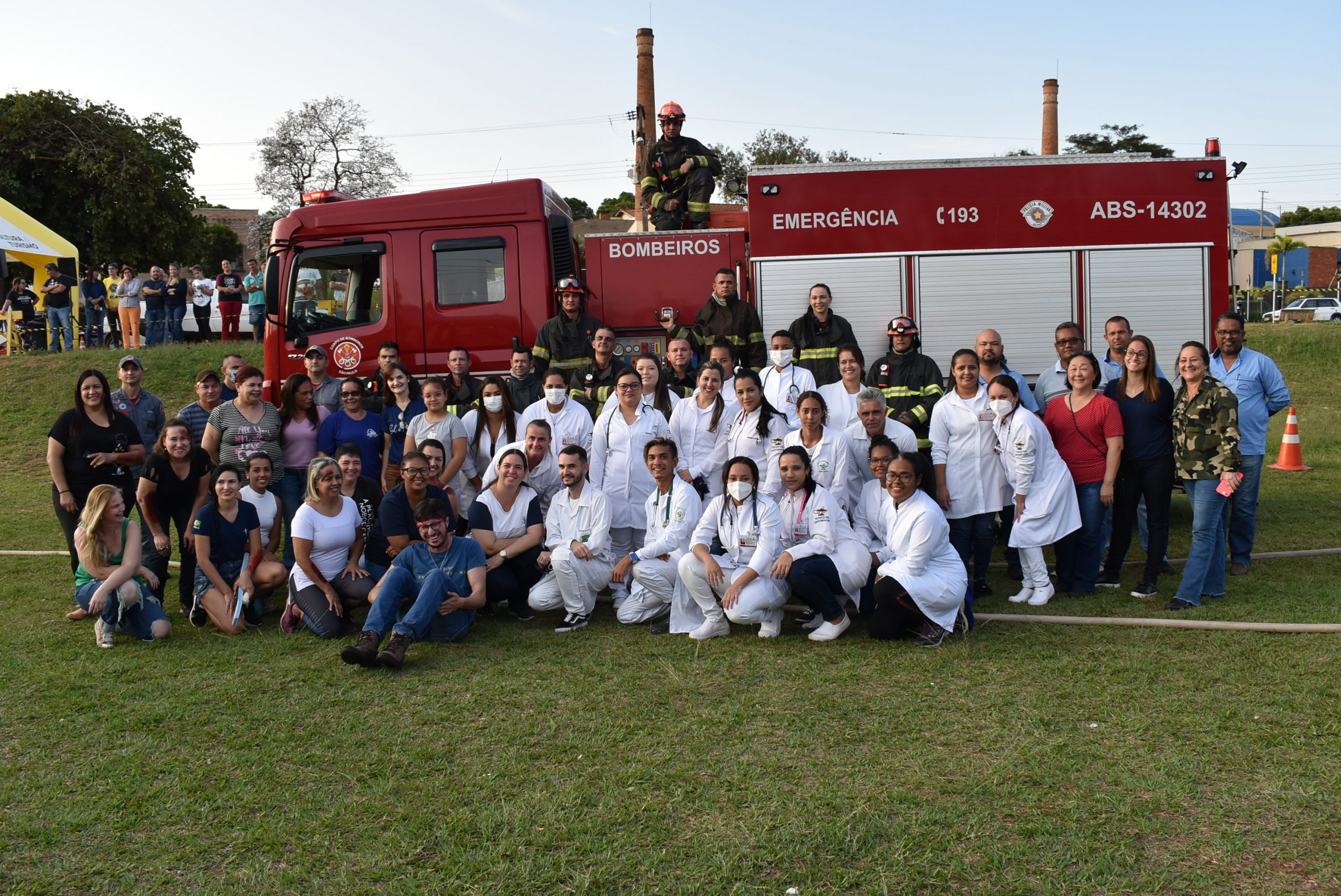 Adamantina encerra Semana Nacional de Trânsito com a simulação de um acidente de trânsito com vítimas