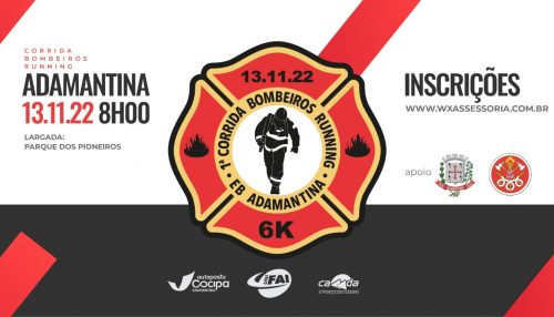 Inscrições para 1ª Corrida Bombeiros Running estão abertas