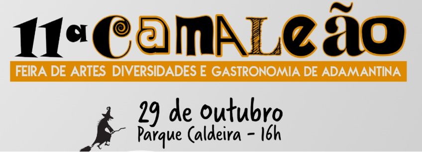 11ª edição da Camaleão Feira de Artes, Diversidades e Gastronomia de acontece no sábado (29) no Parque Caldeira