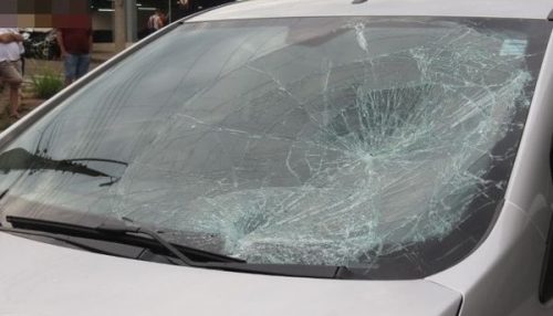 Atropelamento em movimentada avenida de Dracena deixa homem ferido