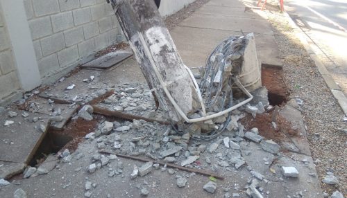 Energisa registra 174 batidas em postes que afetaram o fornecimento de energia elétrica na região de Prudente