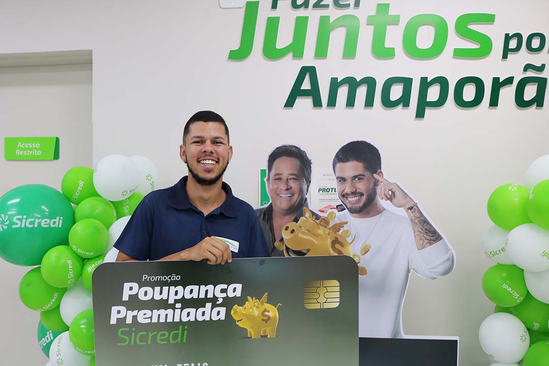 Campanha do Sicredi celebra mês da poupança com sorteio especial de meio milhão de reais