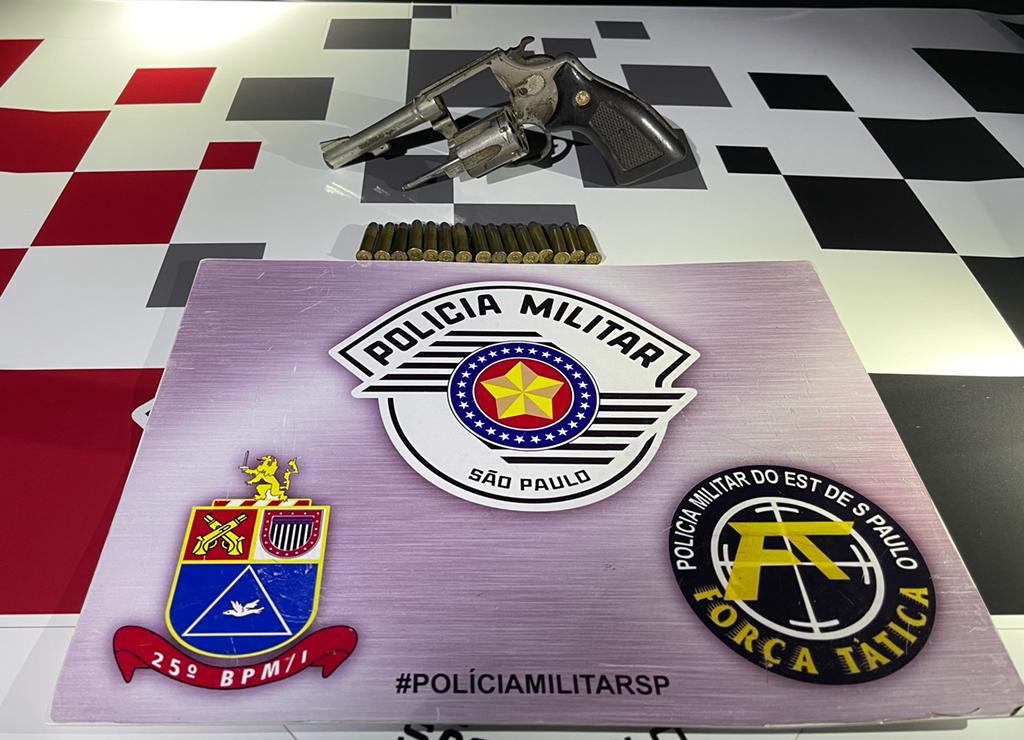 Polícia Militar prende homem por porte ilegal de arma de fogo em Dracena